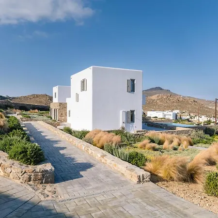 Villa Luxury Mykonos - 3 Bedrooms - Estaffe - Amazing Agean Views - Wind Protected Alfresco Dining Area *