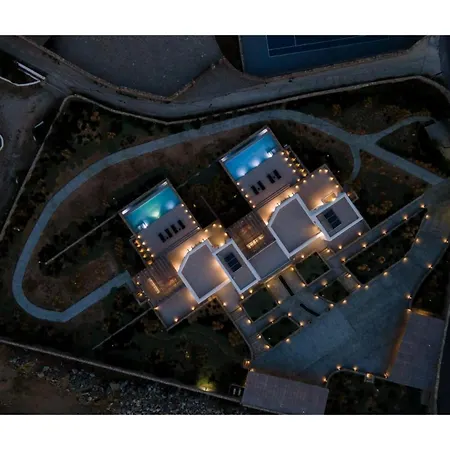 Luxury Mykonos - 3 Bedrooms - Estaffe - Amazing Agean Views - Wind Protected Alfresco Dining Area Villa
